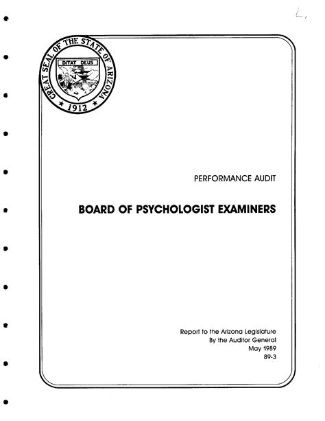 Board of Psychologist Examiners .